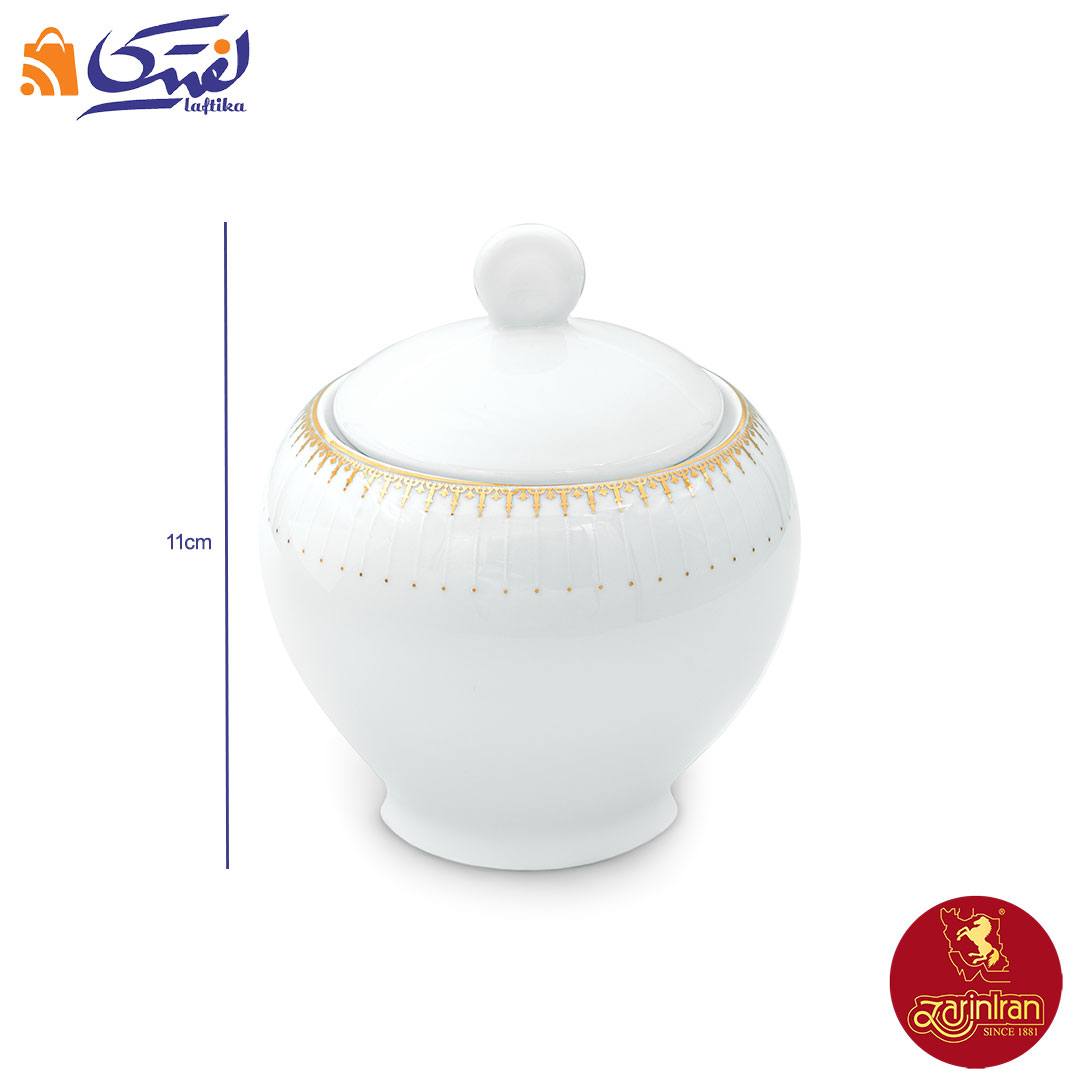 قندان سپیدار چینی زرین