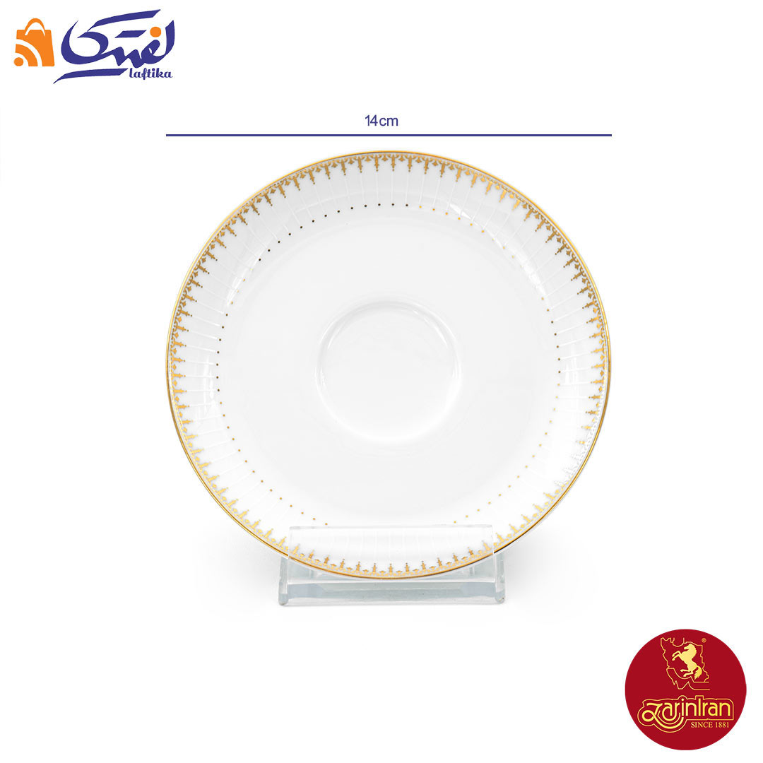 نعلبکی سپیدار چینی زرین