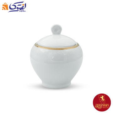 قندان چینی زرین ایتالیا اف طرح ریوا طلایی