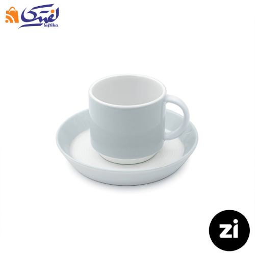 فنجان و نعلبکی قهوه خوری ZI فرم اس چینی زرین