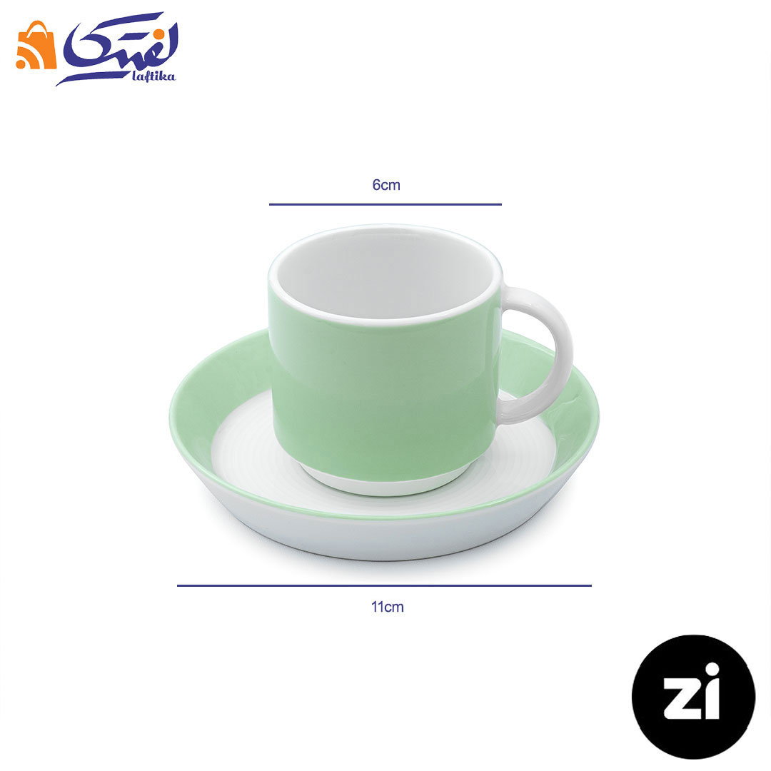 فنجان و نعلبکی قهوه خوری اس چینی زرین