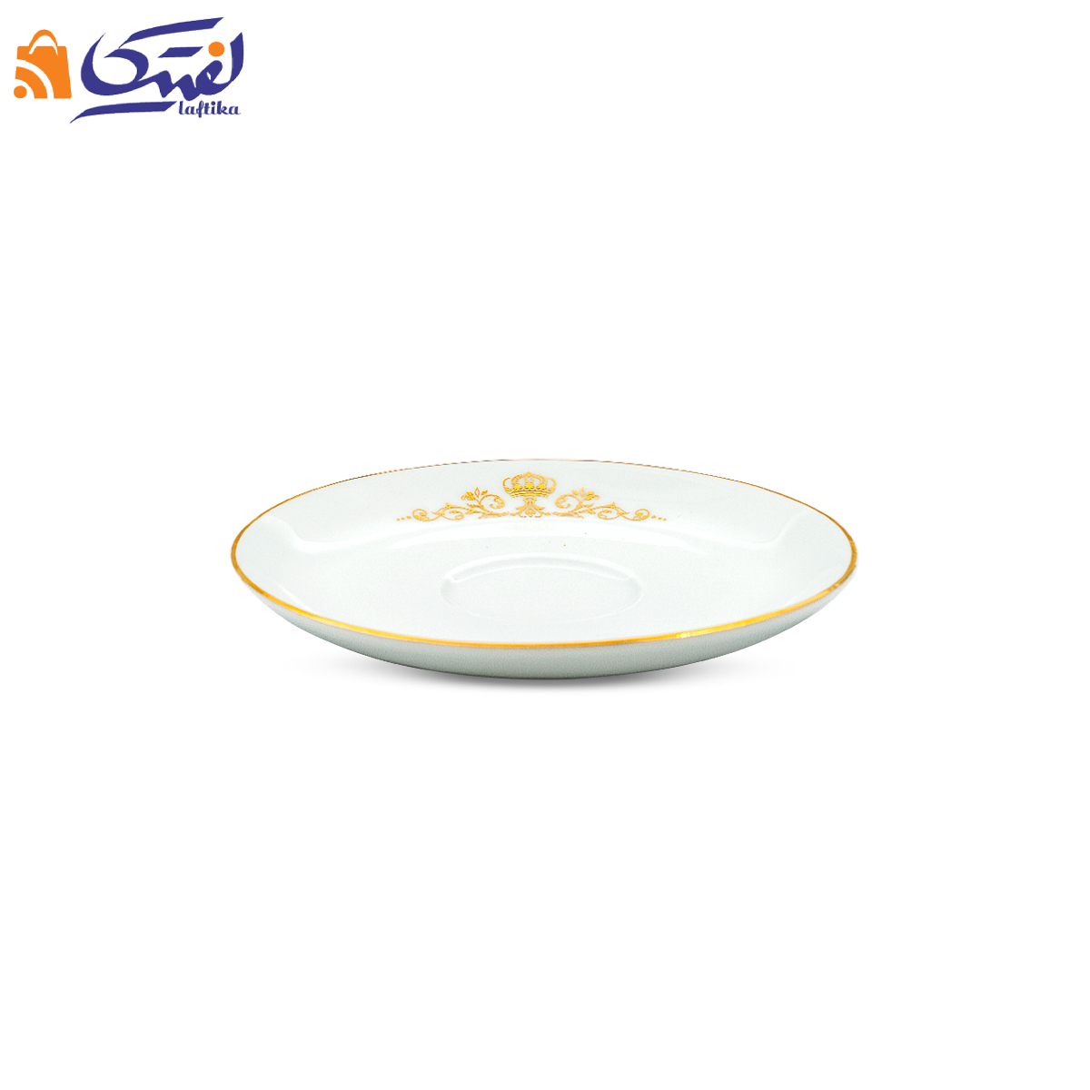 نعلبکی چینی زرین ایتالیا اف کوئین طلایی 14