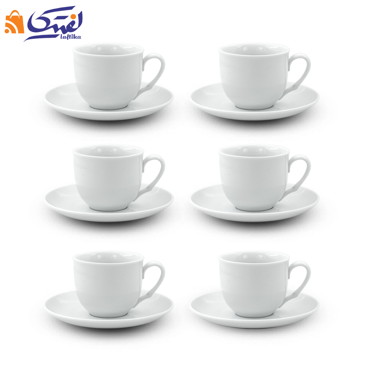 سرویس چای خوری چینی هتلی تقدیس 12 پارچه