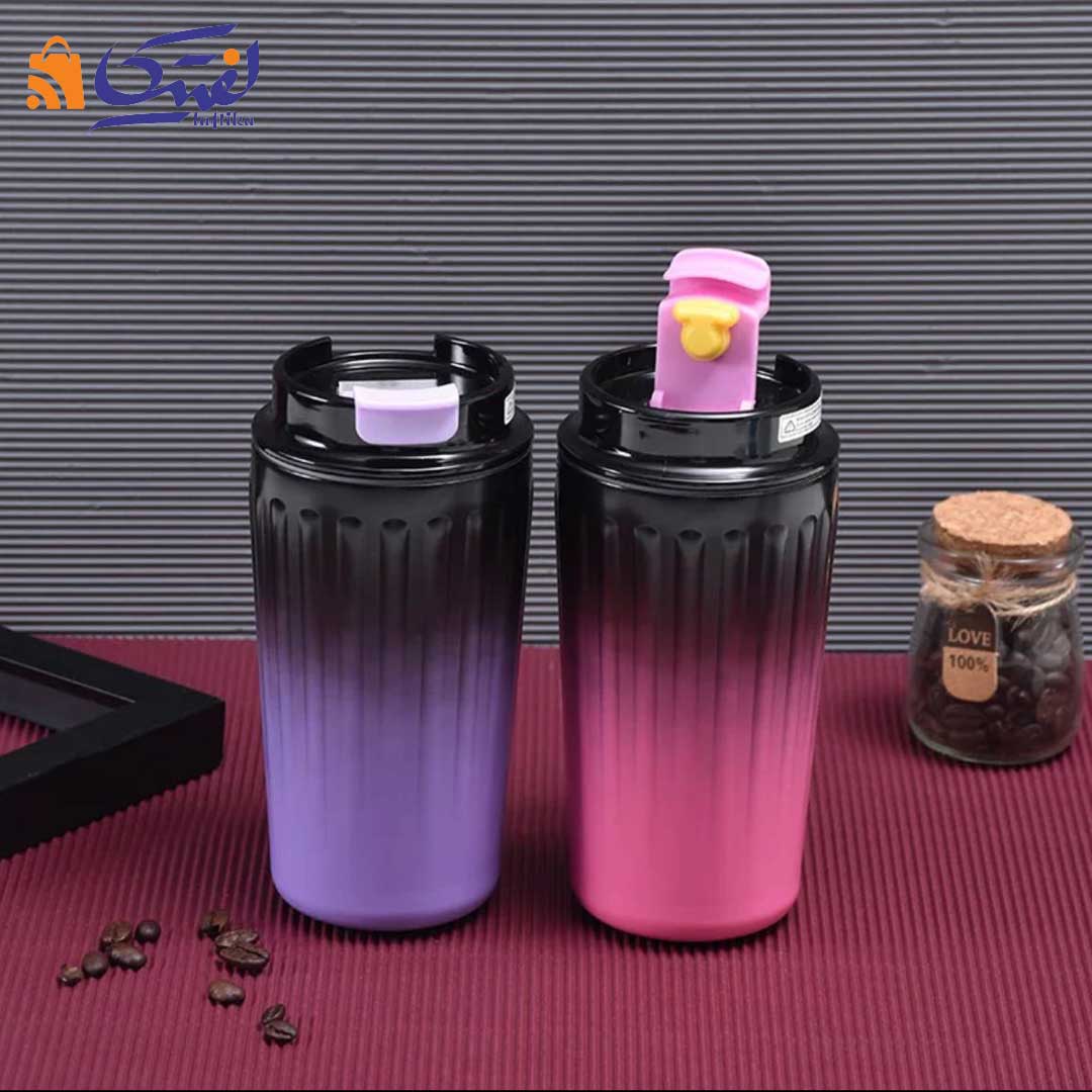 تراول ماگ دو رنگ XINBAO ظرفیت 420 میلی لیتری