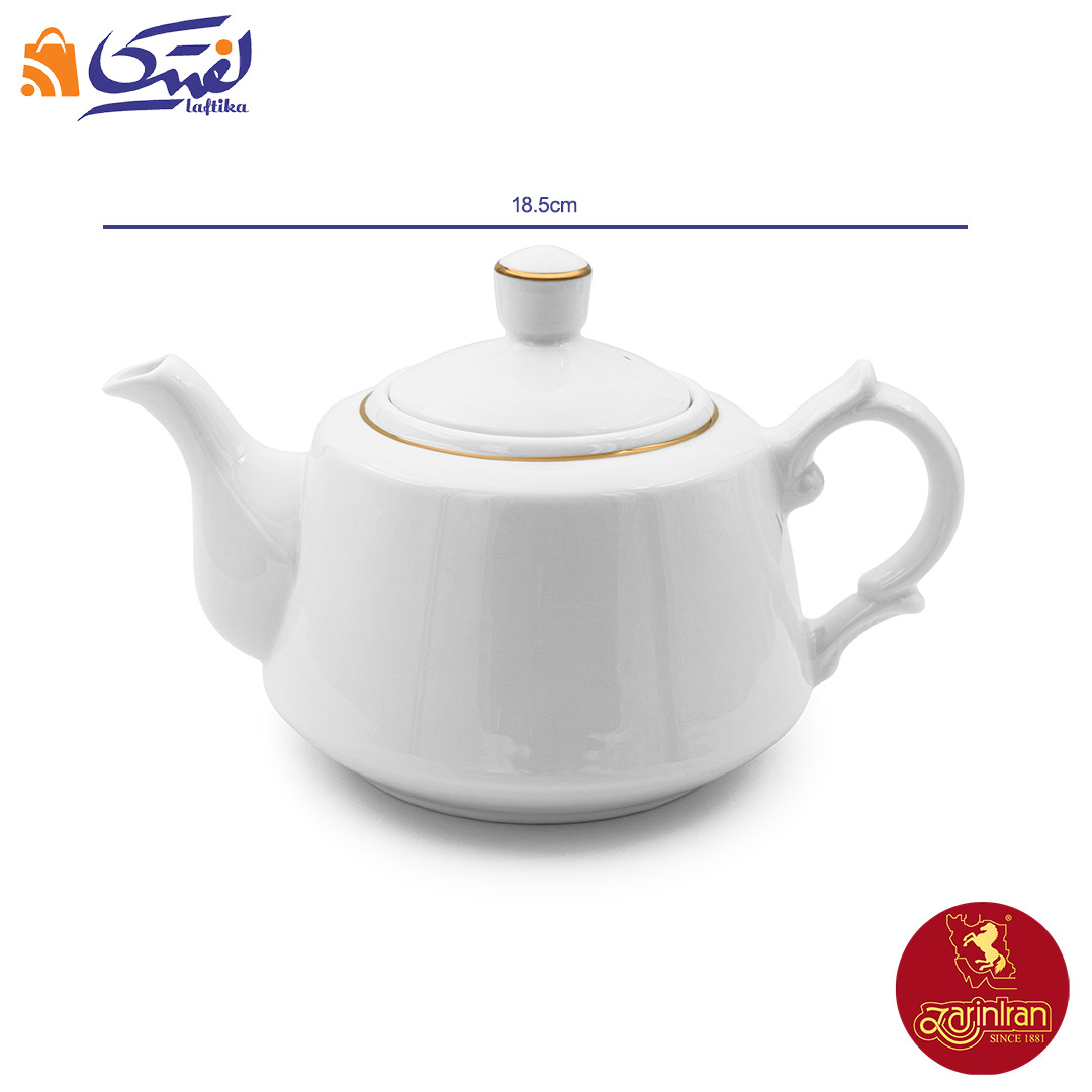 قوری لندنی چینی زرین طرح زرین رزگلد