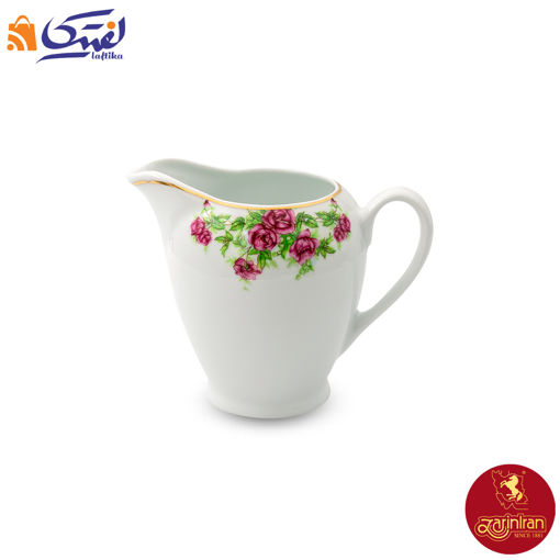شکر ریز چینی زرین ایتالیا اف مدل بیدگل - گل سرخی