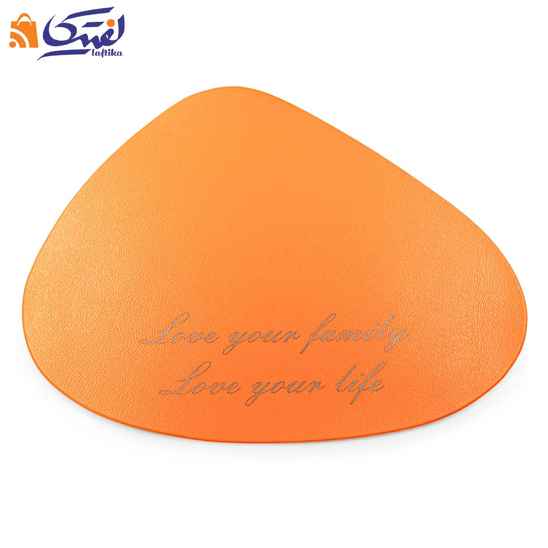 زیر بشقابی چرمی مثلثی مرغوب سایز 45