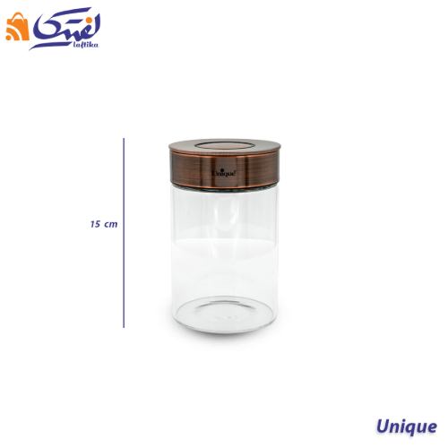 بانکه شیشه ای درب مسی یونیک کد UN-1712