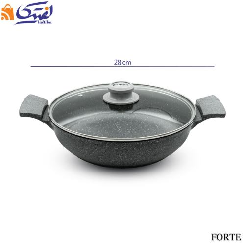 تابه گرانیتی فورته مدل اسکار پلاس سایز 28 رنگ گرانیتی