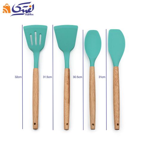 سرویس کفگیر و ملاقه 12 پارچه سیلیکونی U666076