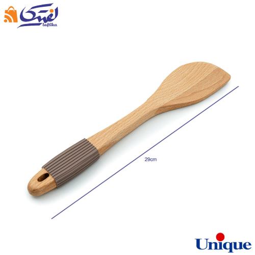 کفگیر چوبی یونیک دسته سیلیکونی مدل UN-1110