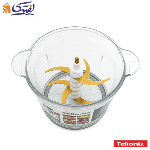 خردکن برقی 3 لیتری تیلونیکس TC1893 با ظرف شیشه ای 600 وات 6 تیغه تیتانیومی