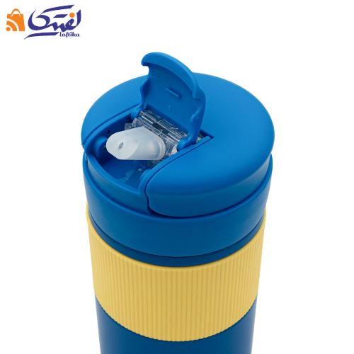 تراول ماگ Modern JQ-139 دوجداره دو درب نی دار