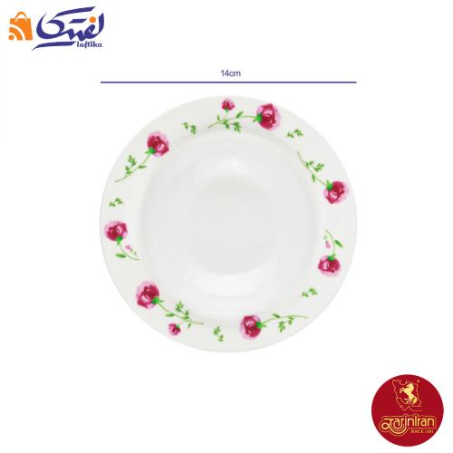 سالادخوری پینک رز ایتالیا اف چینی زرین سایز 14 کوچک