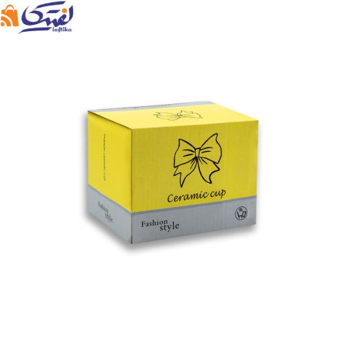 ماگ اردک درب دار سرامیکی همراه با قاشق