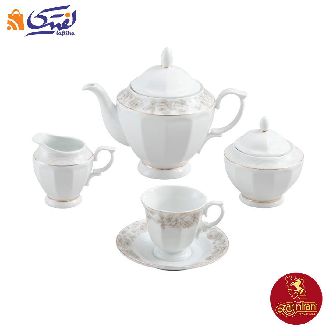 سرویس پرنسا نئوکلاسیک چینی زرین 12 نفره 103 پارچه
