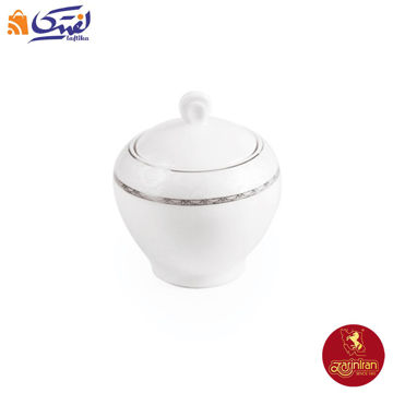 قندان چینی زرین ایتالیا اف 6 طرح هدیه پلاتینی