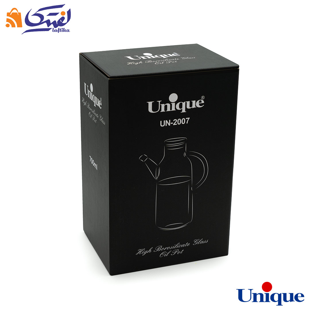 ظرف روغن ریز 700 میلی لیتری یونیک UN-2007 درب بامبو