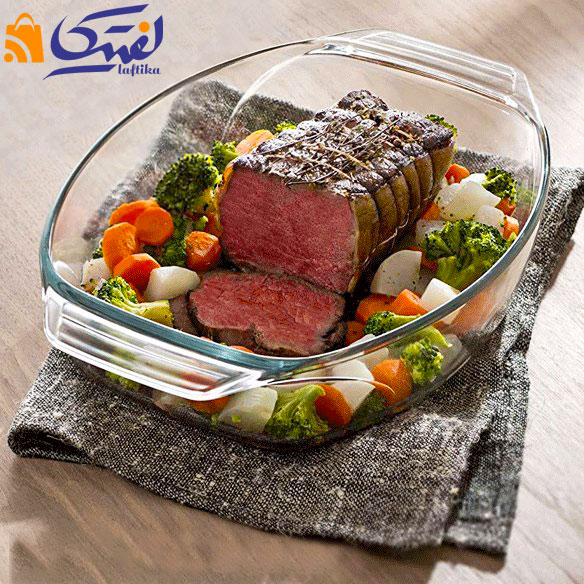 تابه بیضی دسته دار پیرکس