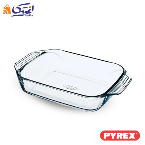 تابه مستطیل بزرگ پیرکس فرانسه 39×25 کد 409
