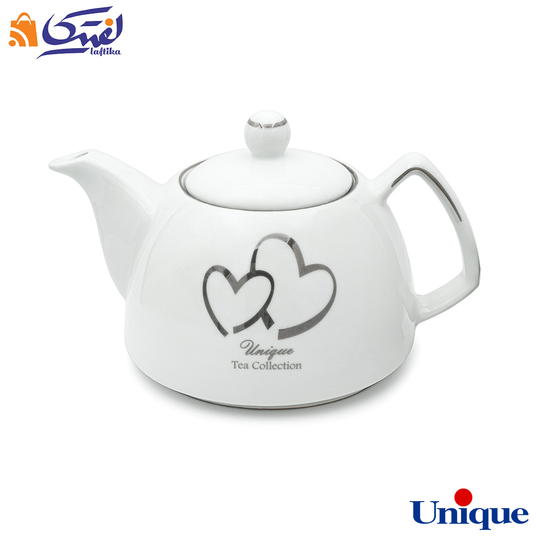 قوری چینی یونیک مدل قلب UN-7542
