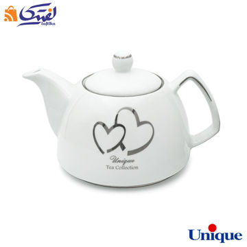 قوری چینی یونیک مدل قلب UN-7542