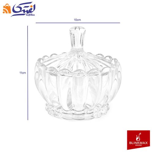 قندان شیشه ای جنوا با ابعاد استاندارد