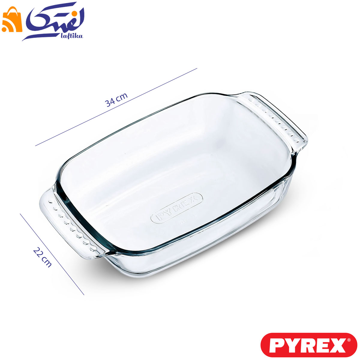 تابه پیرکس فرانسه مستطیل کوچک