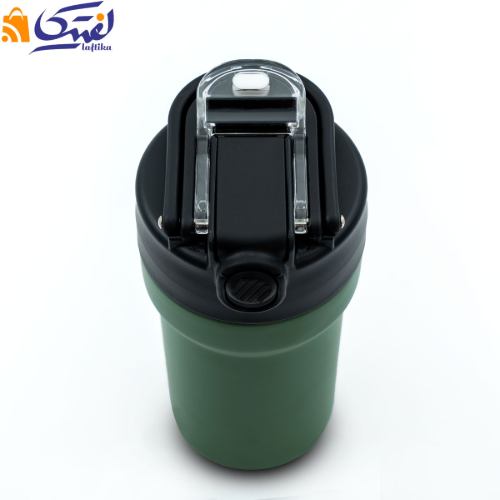 ماگ 500 میلی لیتر دو درب coffee