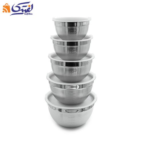 ست کاسه 5 تکه استیل B 218