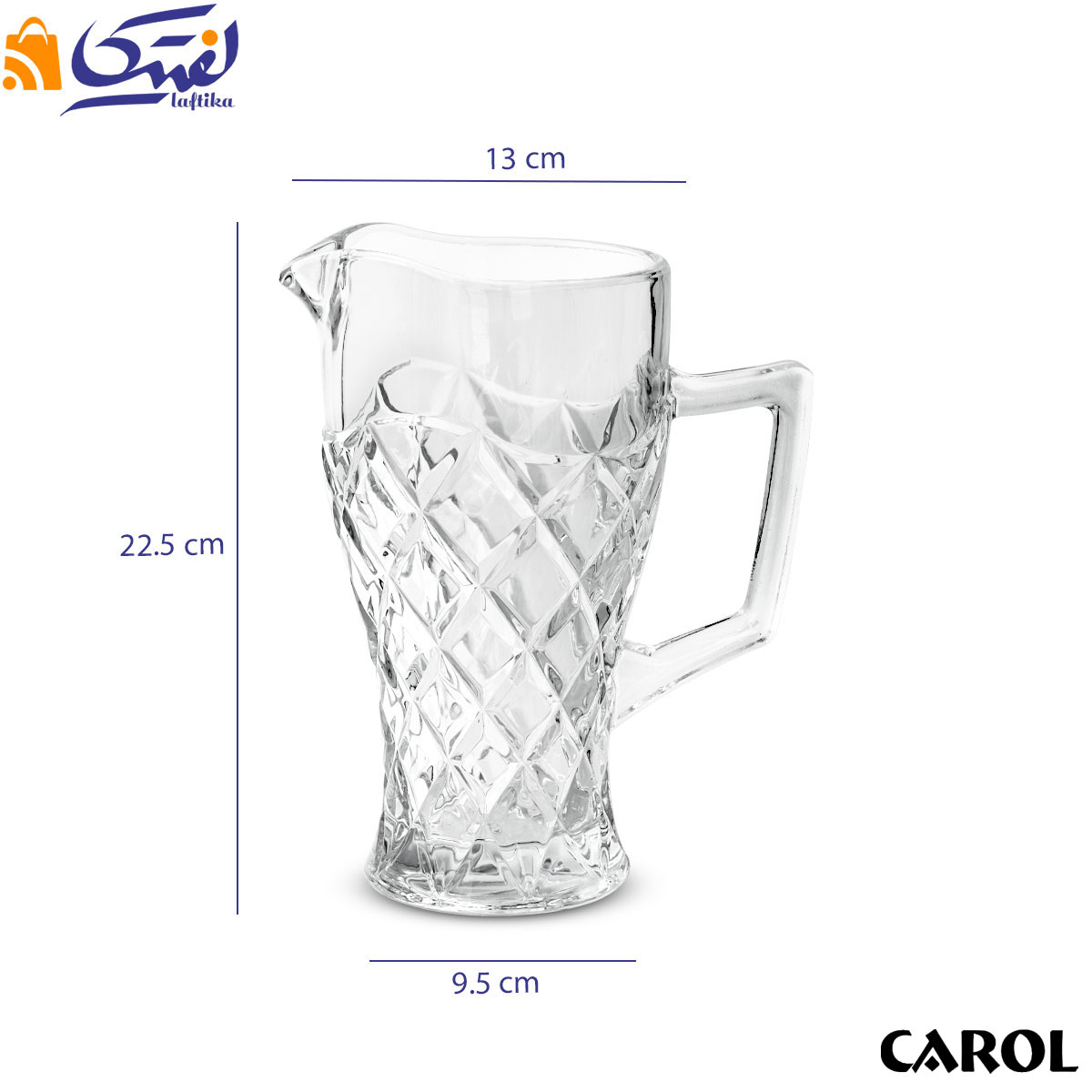 سرویس 7 پارچه پارچ و لیوان