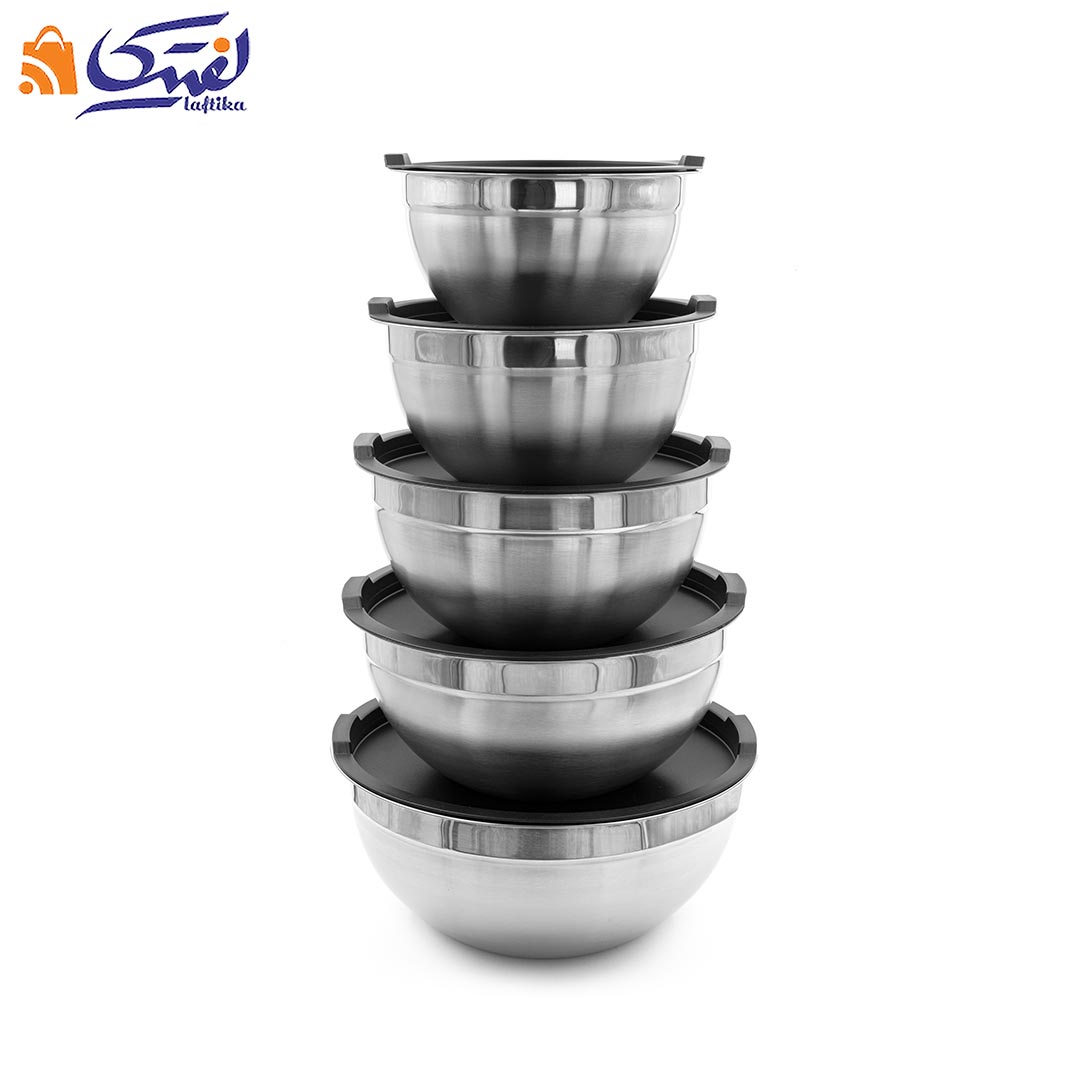 ست کاسه میکس استیل 5 عددی 26S-18
