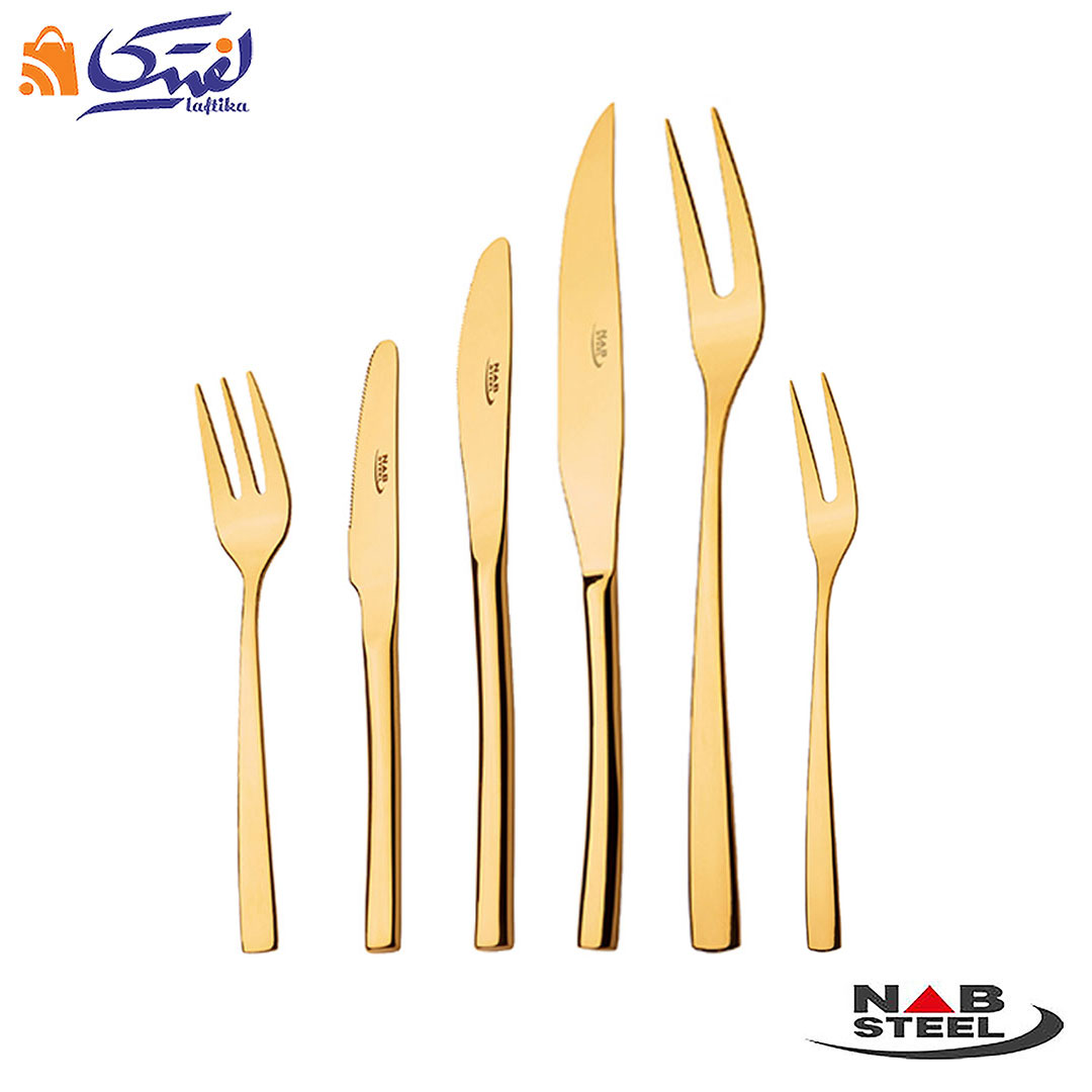 سرویس 136 پارچه ناب استیل با جعبه پایه دار