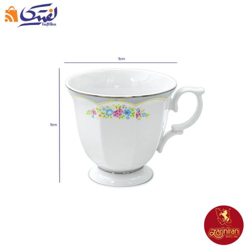سرویس کاپوچینو چینی زرین طرح گلاریس