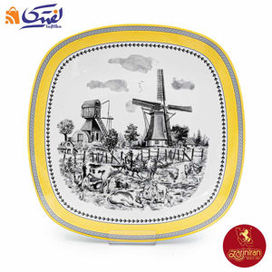 بشقاب تخت چینی زرین کواترو ویلیج سایز 36