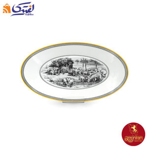دیس کوچک ویلیج چینی زرین ایتالیا اف سایز 24