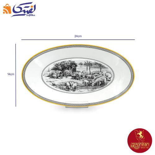 دیس کوچک ویلیج چینی زرین ایتالیا اف سایز 24