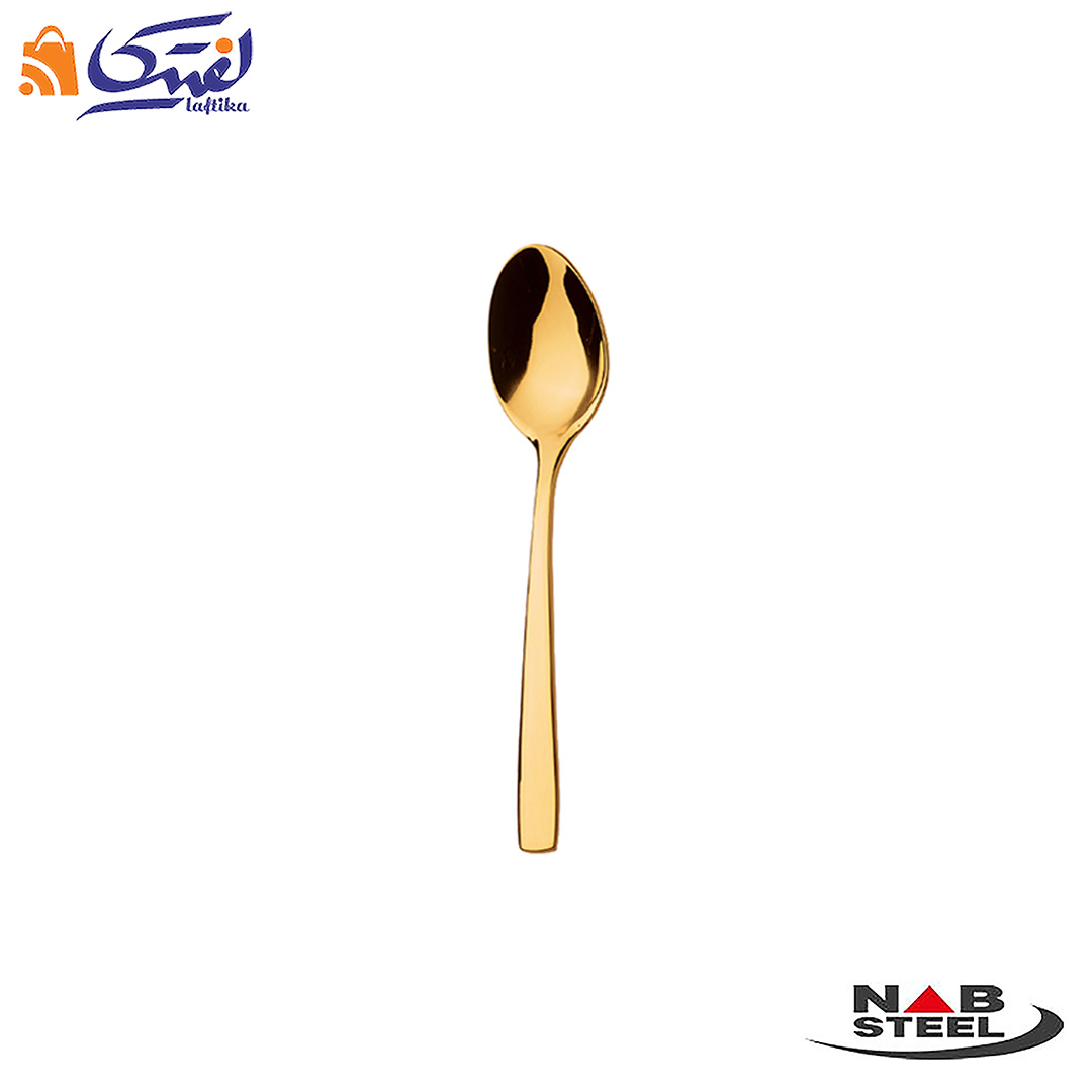 قاشق مربا خوری ناب استیل مدل فلورانس طلایی PVD