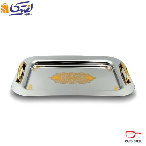 سینی مانا وسط طرحدار پارس استیل