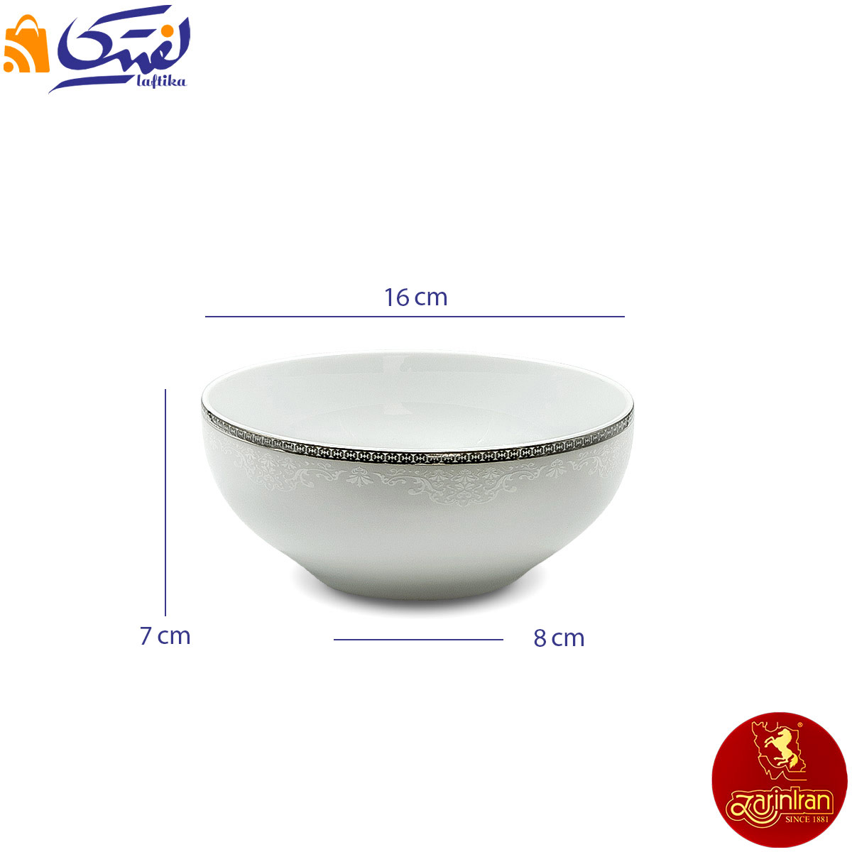 چینی زرین سرویس 13 پارچه پیاله