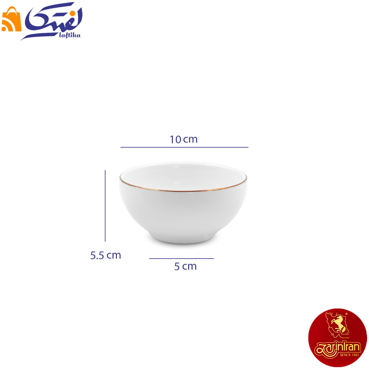سرویس پیاله زرین چینی زرین 13 پارچه