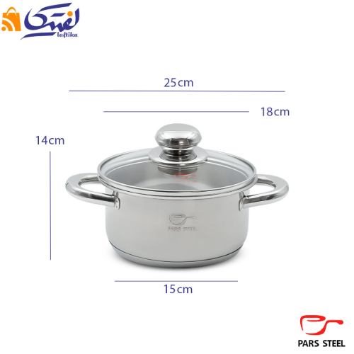 سرویس قابلمه 8 پارچه پارس استیل