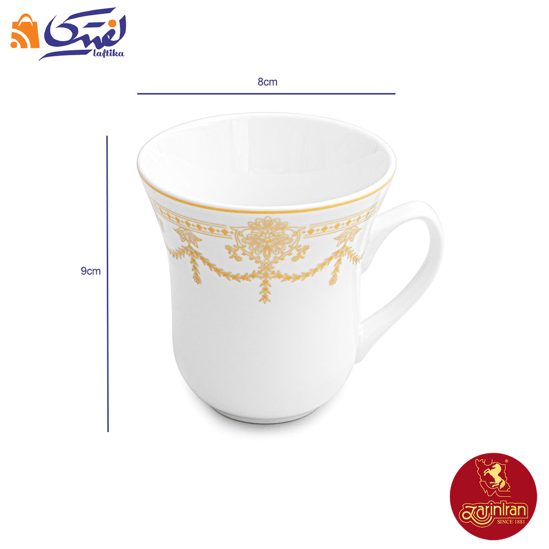 سرویس چای خوری چینی زرین 12 پارچه
