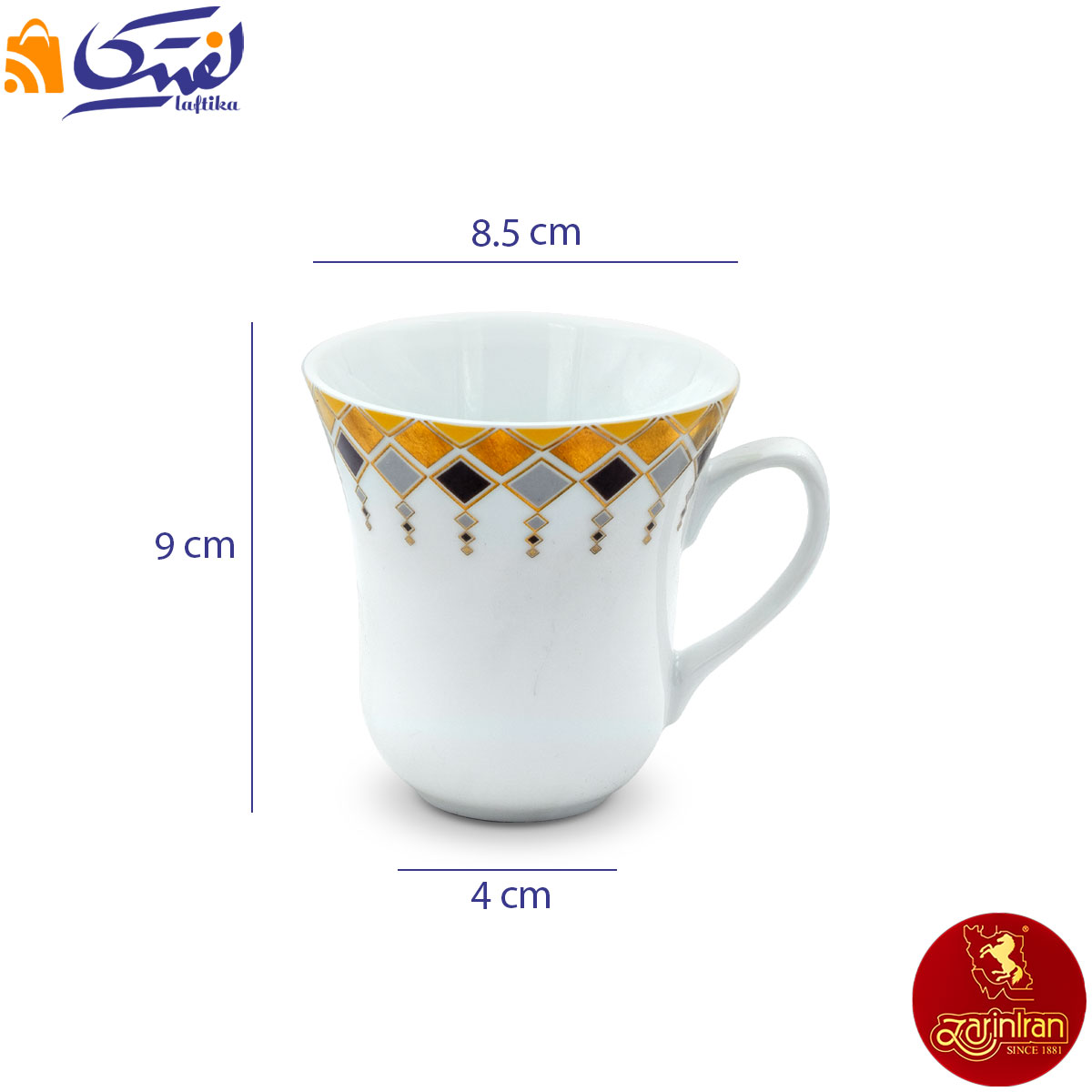 سرویس چای خوری چینی زرین