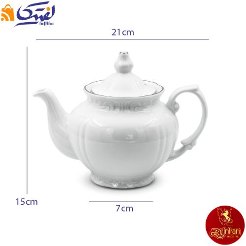 قوری چینی زرین چهار ترک