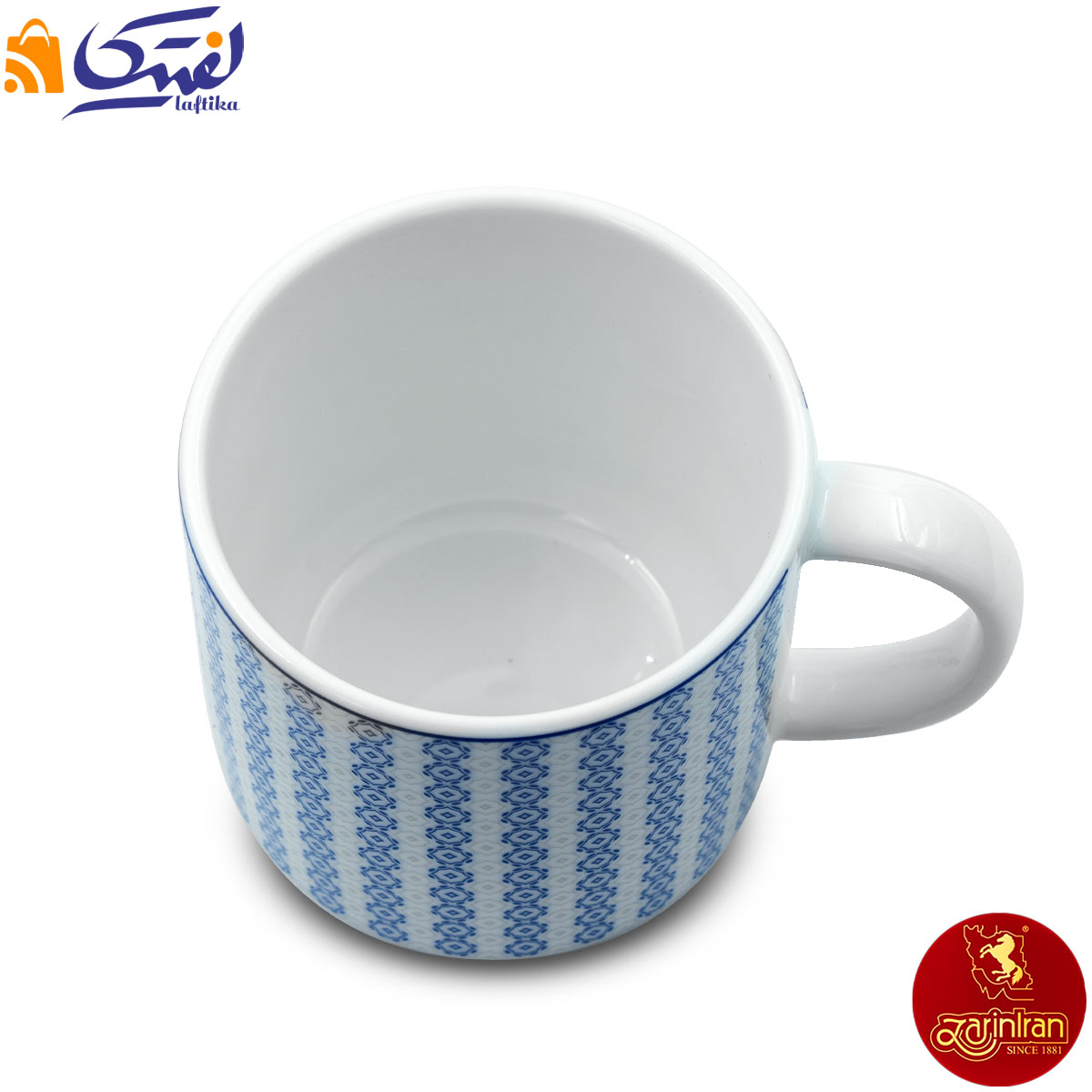 ماگ دسته دار چینی زرین Zi فرم اس 250 سی سی