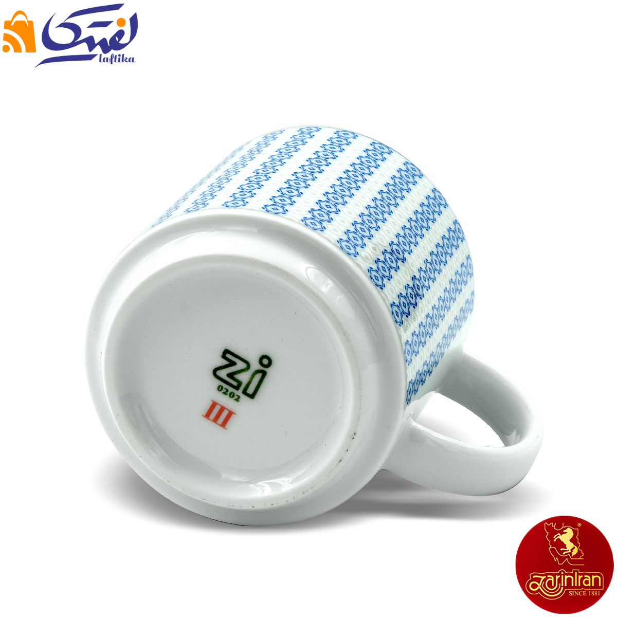 ماگ دسته دار چینی زرین