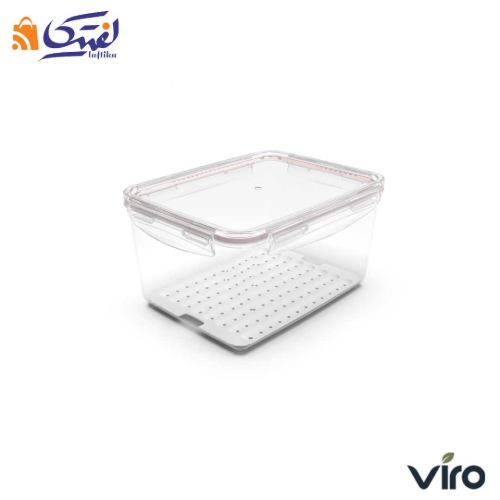 ظرف فریزری  مستطیل ویرو مدل ایزی لاک 3.6 لیتر