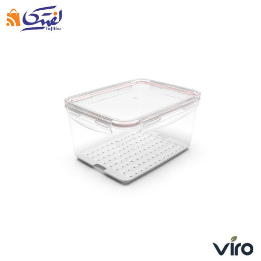 ظرف فریزری ویرو ایزی لاک پلاس 3600 میلی لیتر کد 214