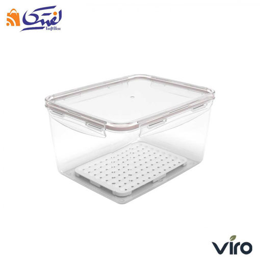 ظرف فریزری ویرو ایزی لاک پلاس 5400 میلی لیتر کد 215